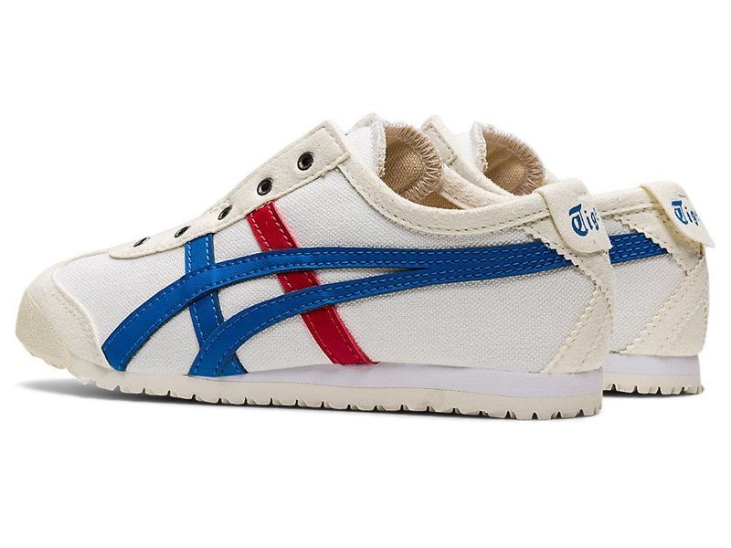 Kids' Onitsuka Tiger Mexico 66® Slip-on Sneakers White | 4968-CKUBE