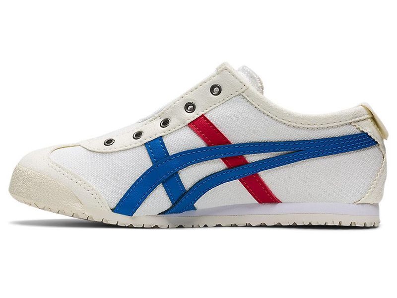 Kids' Onitsuka Tiger Mexico 66® Slip-on Sneakers White | 4968-CKUBE