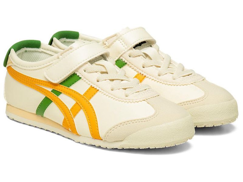 Kids' Onitsuka Tiger Mexico 66 Sneakers Beige | 6173-JAZLY