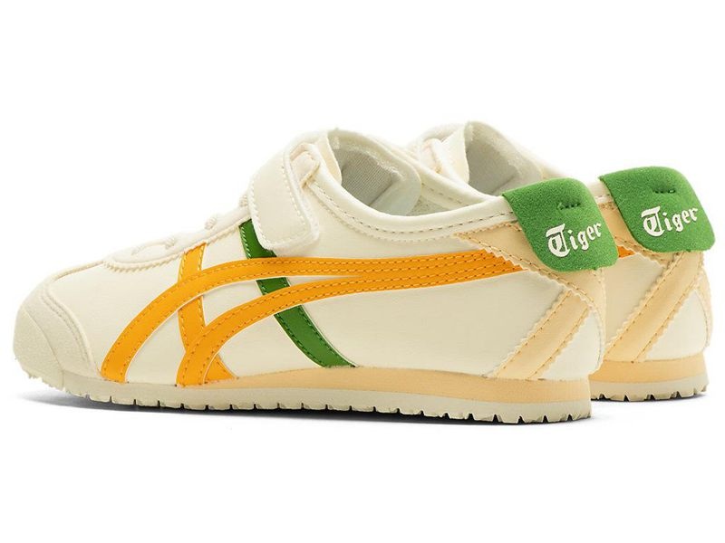 Kids' Onitsuka Tiger Mexico 66 Sneakers Beige | 6173-JAZLY