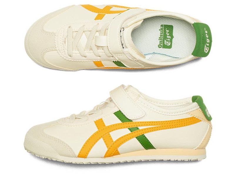 Kids' Onitsuka Tiger Mexico 66 Sneakers Beige | 6173-JAZLY