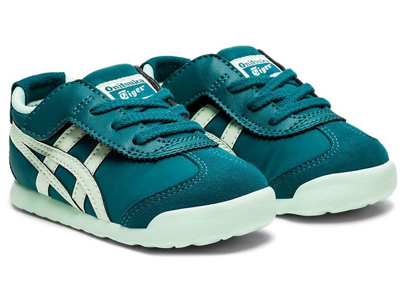 Kids' Onitsuka Tiger Mexico 66 Sneakers Green | 5372-ZTPSO