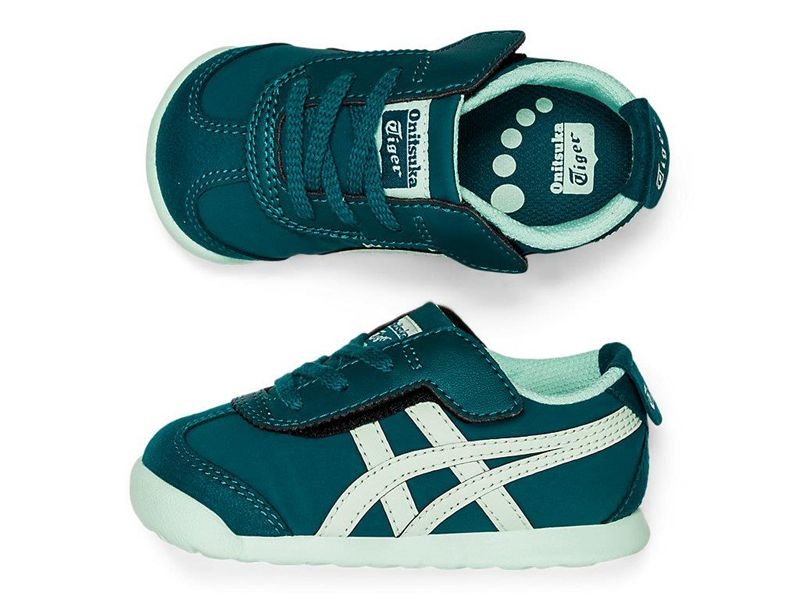 Kids' Onitsuka Tiger Mexico 66 Sneakers Green | 5372-ZTPSO