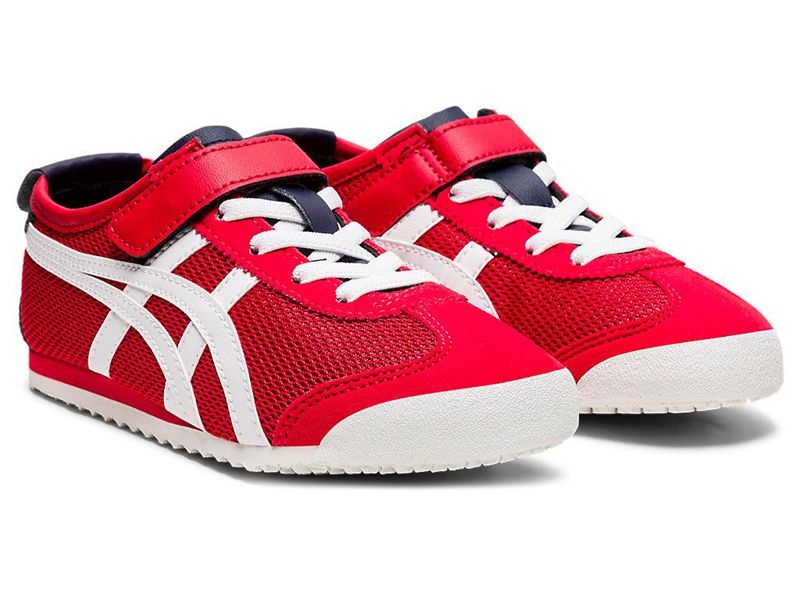 Kids' Onitsuka Tiger Mexico 66® Sneakers Red | 6307-ZYPMJ