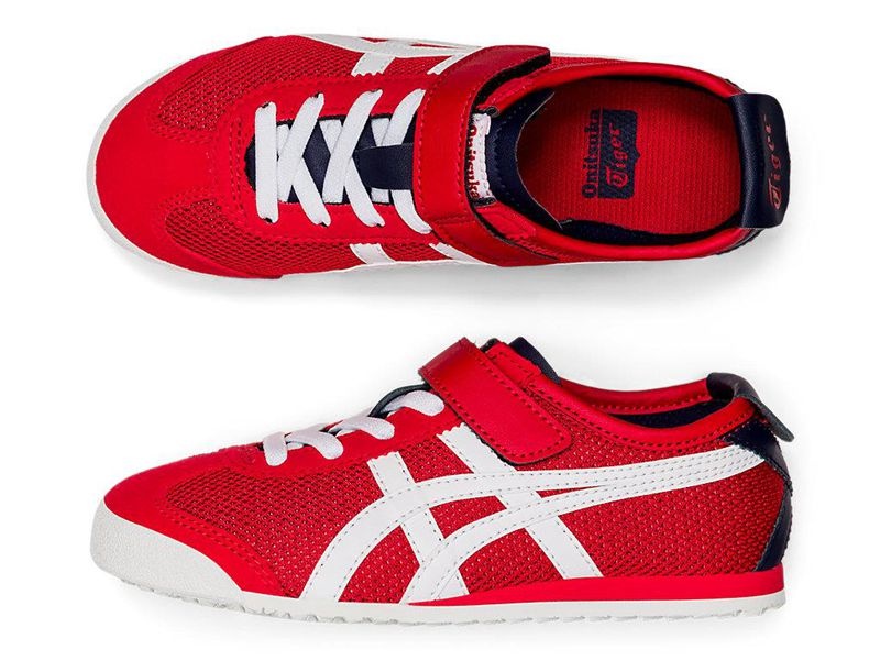 Kids' Onitsuka Tiger Mexico 66® Sneakers Red | 6307-ZYPMJ