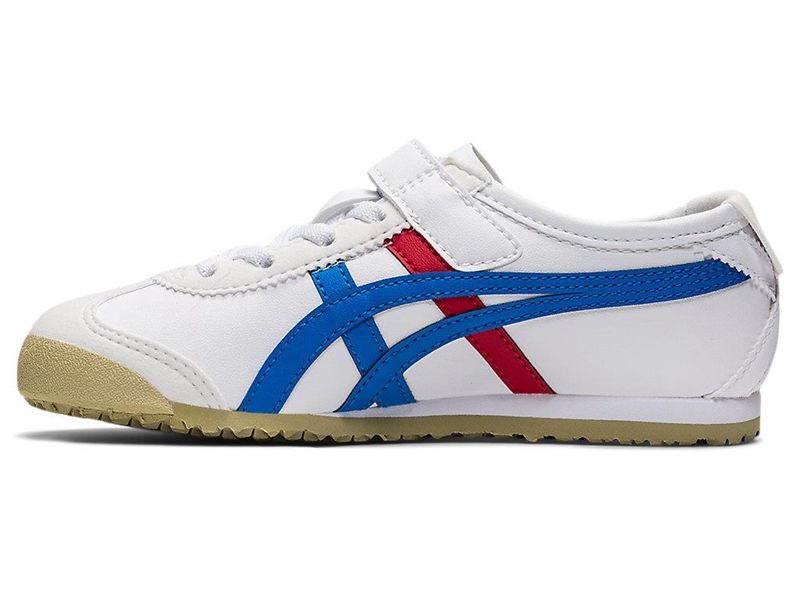 Kids' Onitsuka Tiger Mexico 66 Sneakers White | 2459-LBSRH