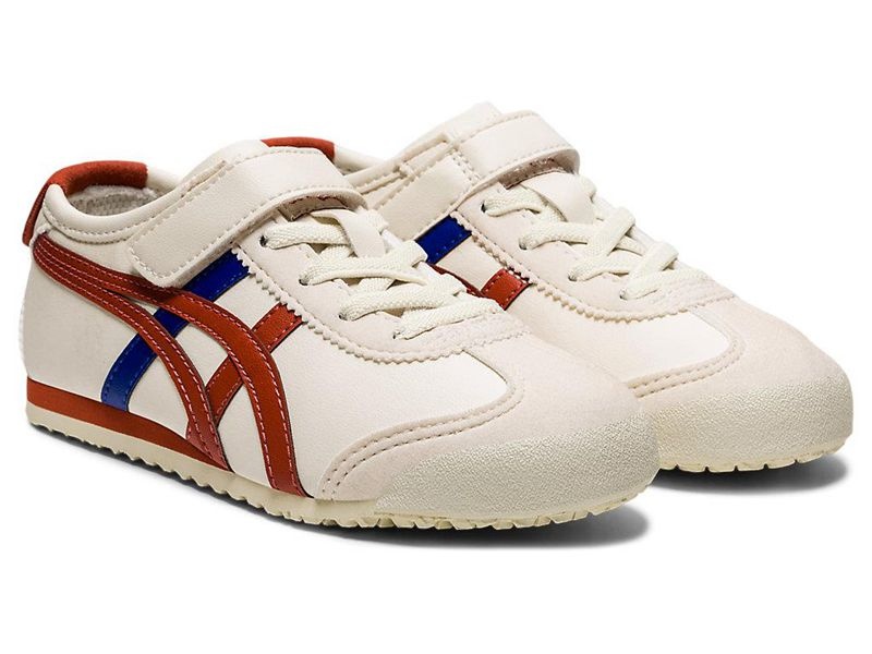 Kids' Onitsuka Tiger Mexico 66 Sneakers White | 5927-BZNRL