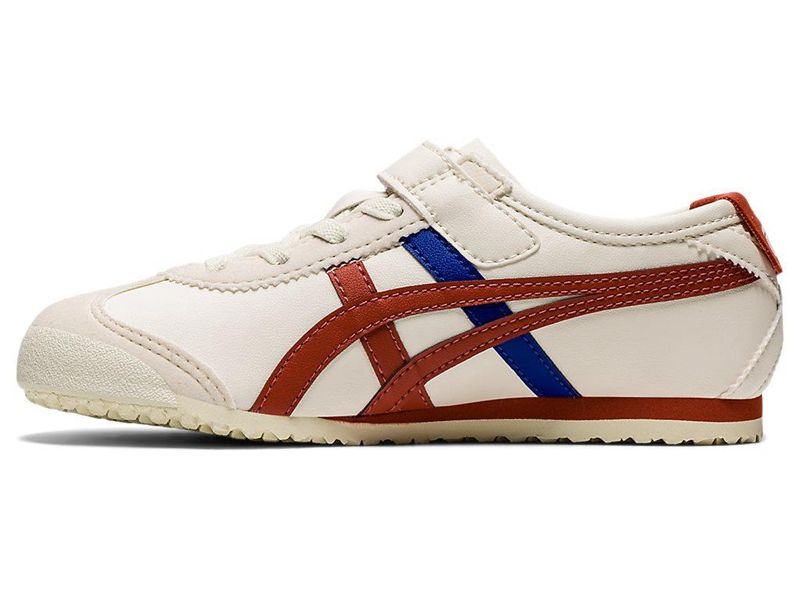 Kids' Onitsuka Tiger Mexico 66 Sneakers White | 5927-BZNRL