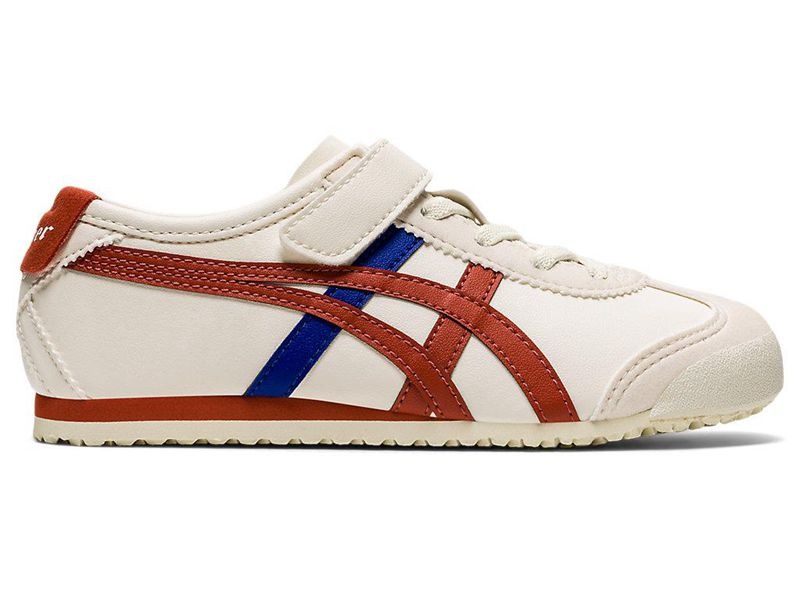 Kids\' Onitsuka Tiger Mexico 66 Sneakers White | 5927-BZNRL