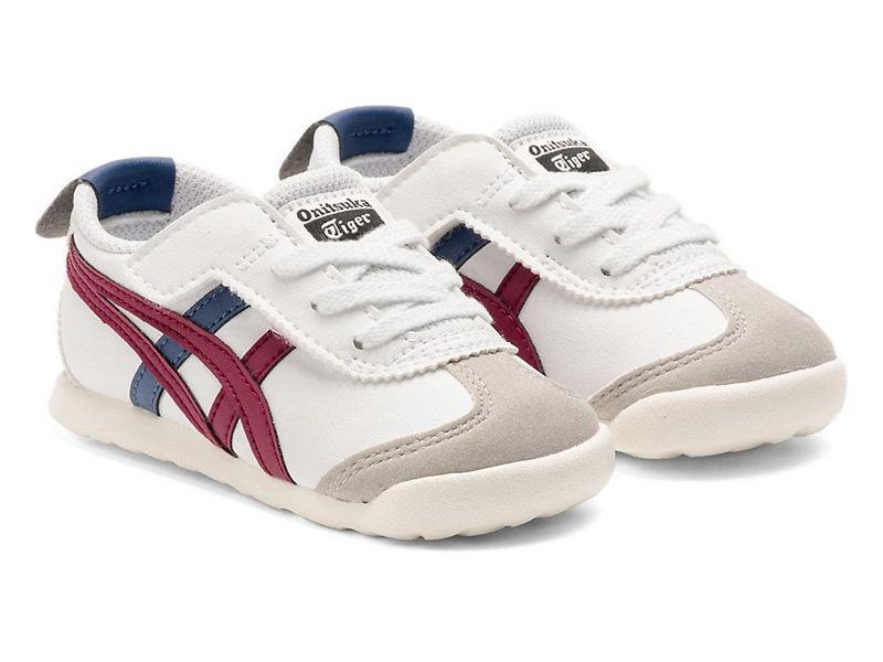 Kids' Onitsuka Tiger Mexico 66 Sneakers White | 4950-LFQGH