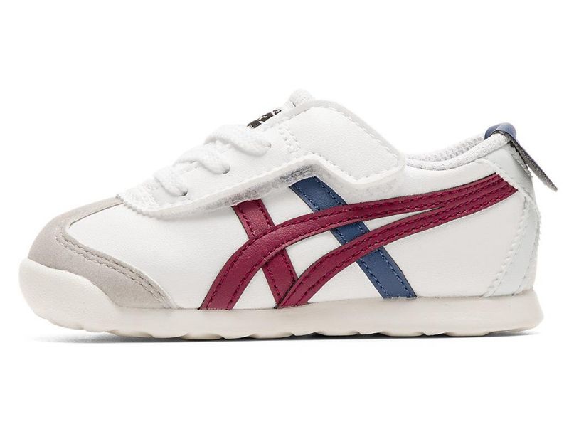 Kids' Onitsuka Tiger Mexico 66 Sneakers White | 4950-LFQGH