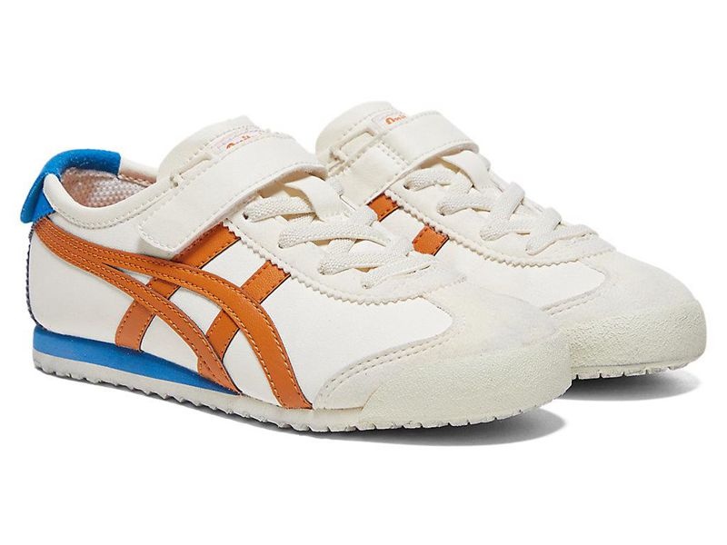 Kids' Onitsuka Tiger Mexico 66 Sneakers White | 2601-HOSBD