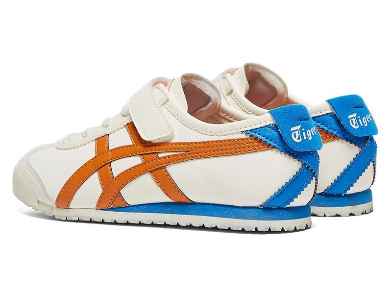 Kids' Onitsuka Tiger Mexico 66 Sneakers White | 2601-HOSBD