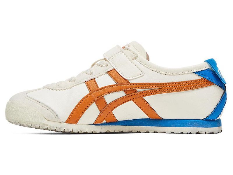 Kids' Onitsuka Tiger Mexico 66 Sneakers White | 2601-HOSBD