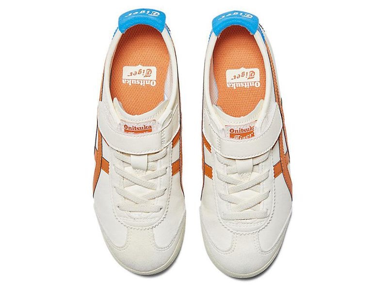 Kids' Onitsuka Tiger Mexico 66 Sneakers White | 2601-HOSBD