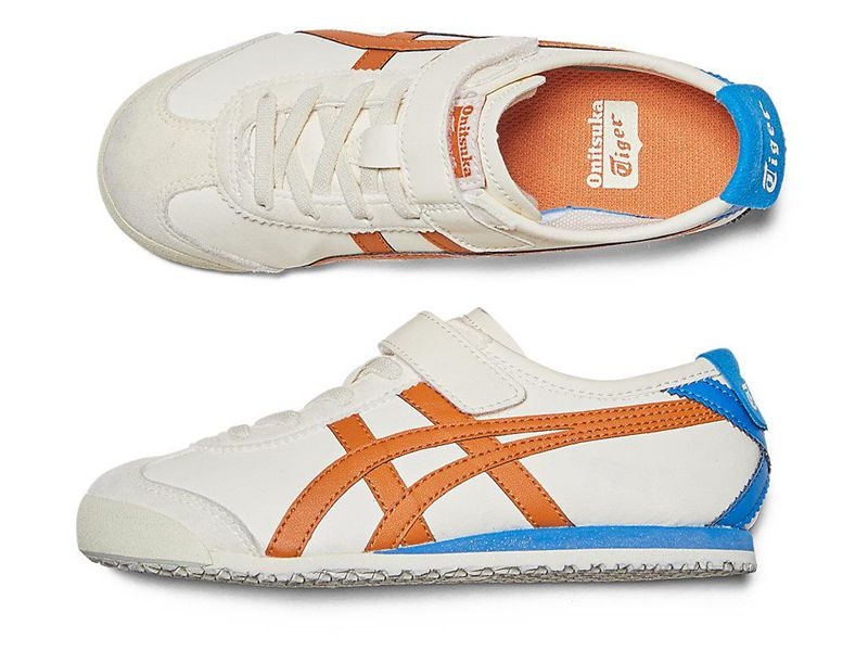 Kids' Onitsuka Tiger Mexico 66 Sneakers White | 2601-HOSBD