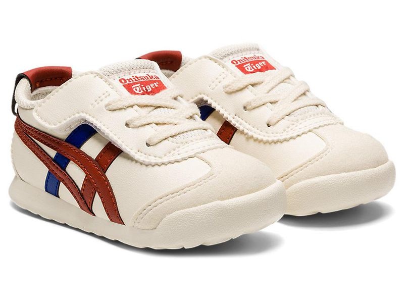 Kids' Onitsuka Tiger Mexico 66 Sneakers White | 6574-EIATV