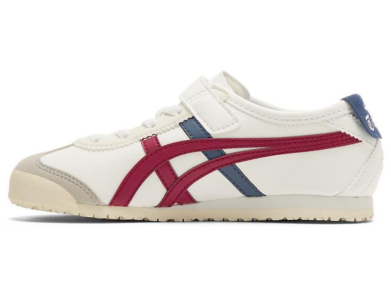 Kids' Onitsuka Tiger Mexico 66 Sneakers White | 4709-YDCQU