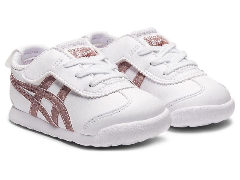 Kids' Onitsuka Tiger Mexico 66 Sneakers White | 0267-SGLVC