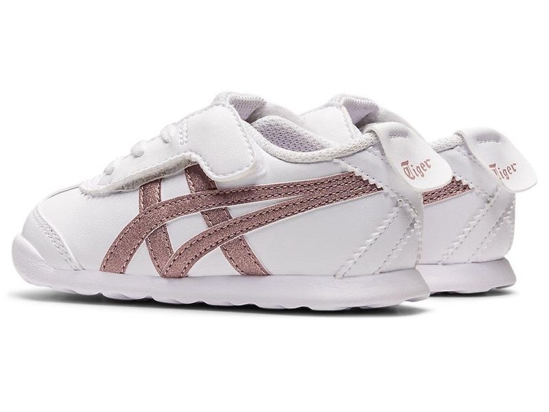 Kids' Onitsuka Tiger Mexico 66 Sneakers White | 0267-SGLVC