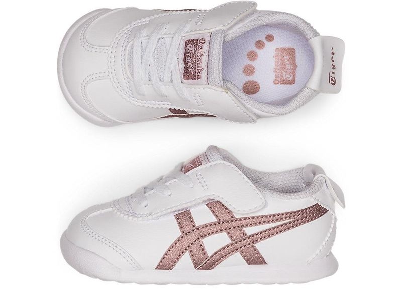 Kids' Onitsuka Tiger Mexico 66 Sneakers White | 0267-SGLVC