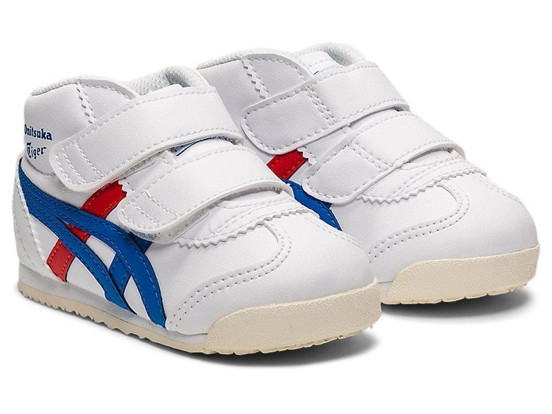 Kids' Onitsuka Tiger Mexico Mid-runner Ts Sneakers White | 5204-ARDVW