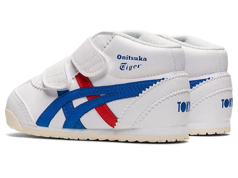 Kids' Onitsuka Tiger Mexico Mid-runner Ts Sneakers White | 5204-ARDVW