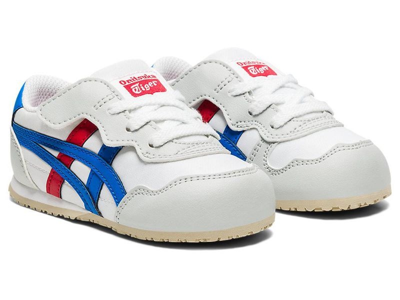 Kids' Onitsuka Tiger Serrano Sneakers White | 3258-ZINDL