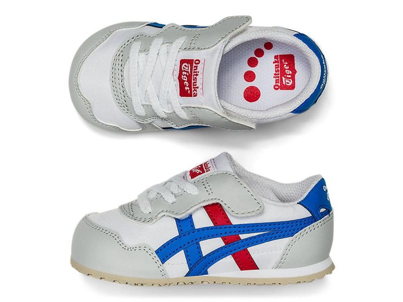 Kids' Onitsuka Tiger Serrano Sneakers White | 3258-ZINDL