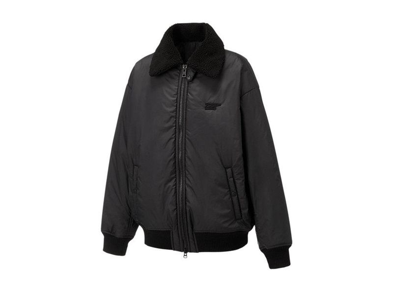 Men's Onitsuka Tiger Blouson Jackets Black | 6924-RJWOT