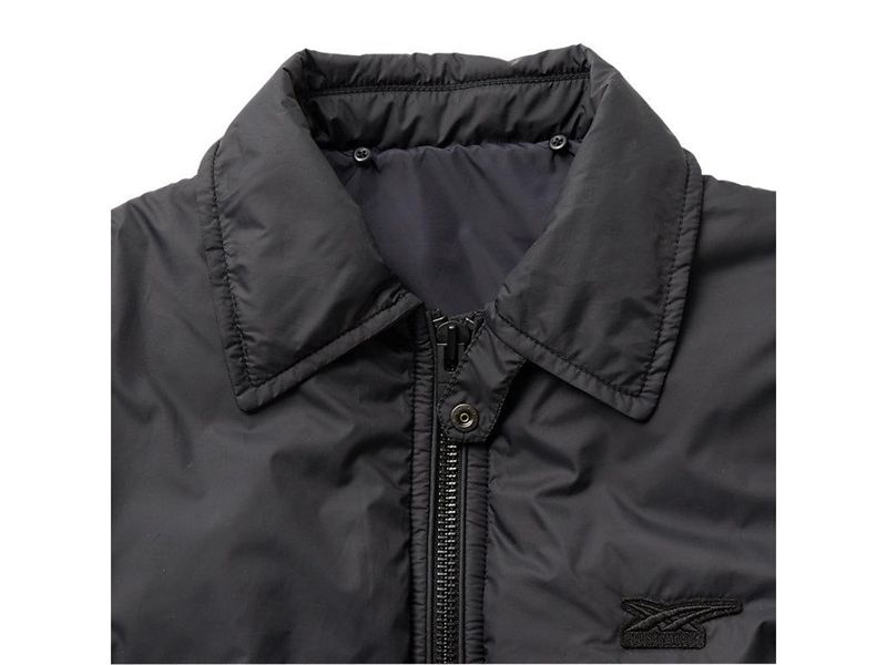 Men's Onitsuka Tiger Blouson Jackets Black | 6924-RJWOT