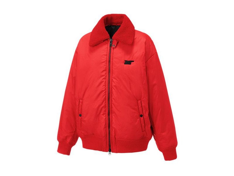 Men's Onitsuka Tiger Blouson Jackets Red | 2615-NPGSC