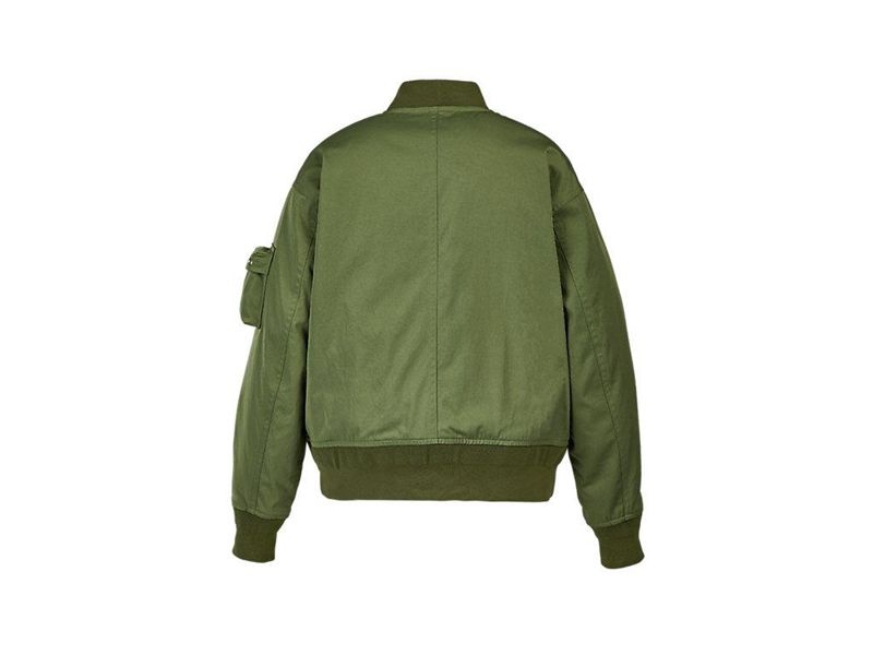 Men's Onitsuka Tiger Bomber Jackets Green | 0764-DWIVB