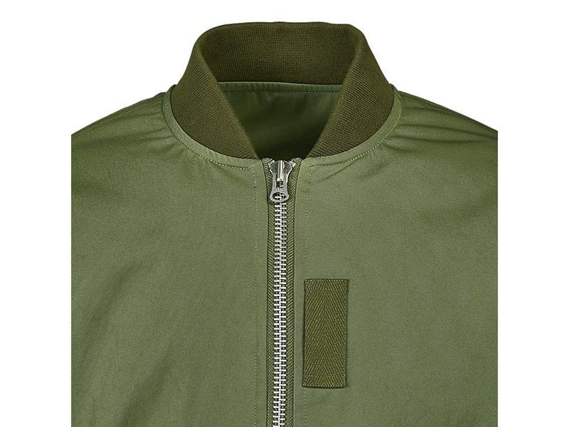 Men's Onitsuka Tiger Bomber Jackets Green | 0764-DWIVB