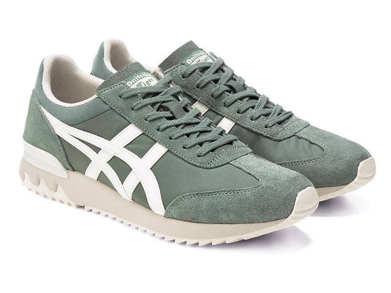 Men's Onitsuka Tiger California 78 Ex Sneakers Green | 3712-NDVBZ