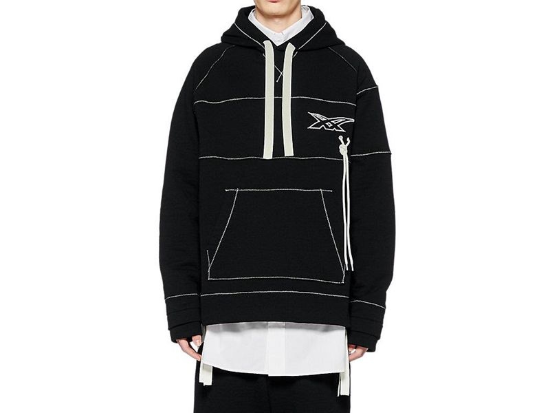 Men\'s Onitsuka Tiger Classic Hoodie Black | 3604-DYUTM