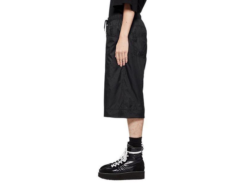 Men's Onitsuka Tiger Cropped Pants Black | 1384-HYQDU