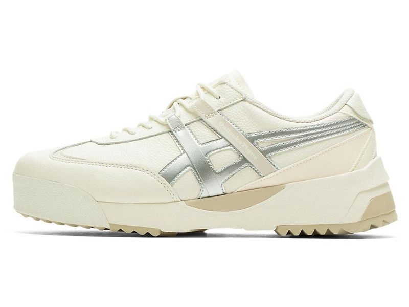 Men's Onitsuka Tiger Delegation Ex Sneakers White | 7086-BPFIO