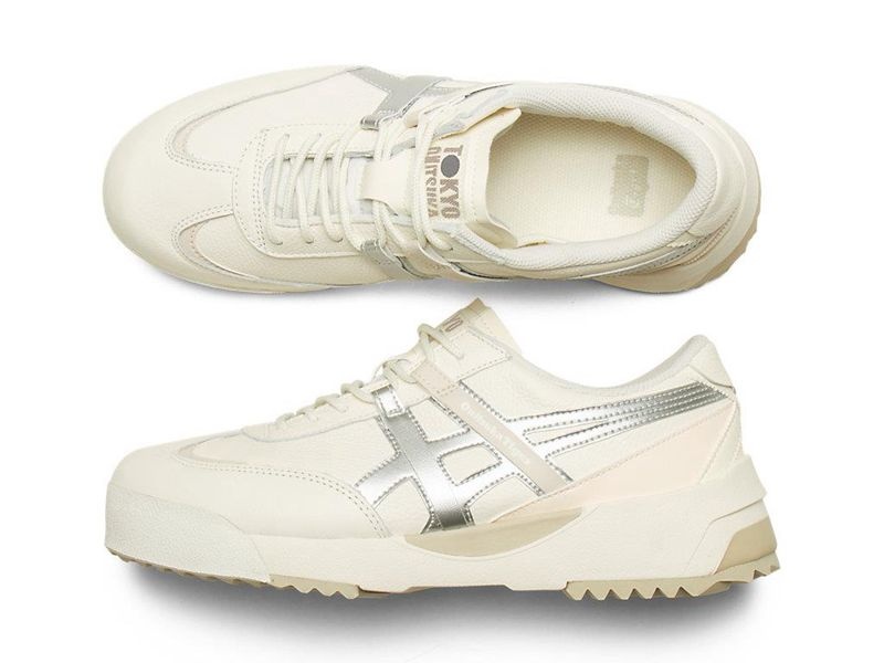 Men's Onitsuka Tiger Delegation Ex Sneakers White | 7086-BPFIO