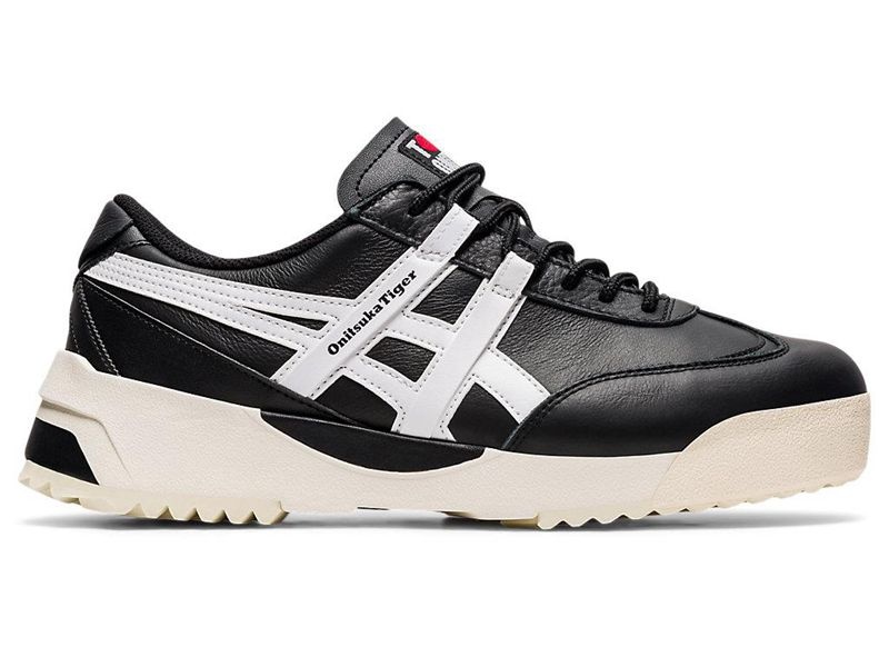 Men\'s Onitsuka Tiger Delegation Ex Sneakers Black | 9803-MNXPQ