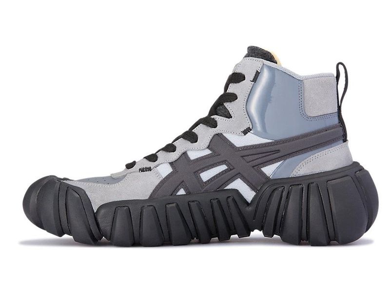 Men's Onitsuka Tiger Dentigre Ll Boots Grey | 0957-RCHPM