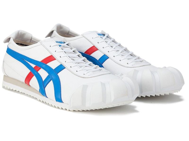 Men's Onitsuka Tiger Dentigre Mx Sneakers White | 7418-EIMFN