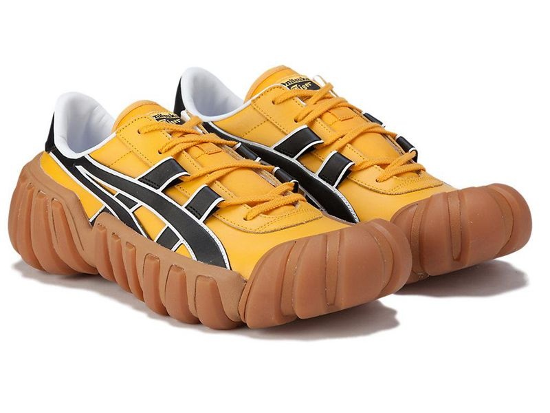 Men's Onitsuka Tiger Dentigre Tai-chi Sneakers Yellow | 8540-FINJH