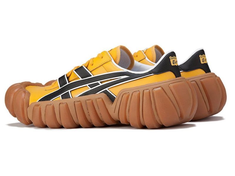 Men's Onitsuka Tiger Dentigre Tai-chi Sneakers Yellow | 8540-FINJH