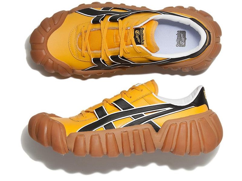 Men's Onitsuka Tiger Dentigre Tai-chi Sneakers Yellow | 8540-FINJH