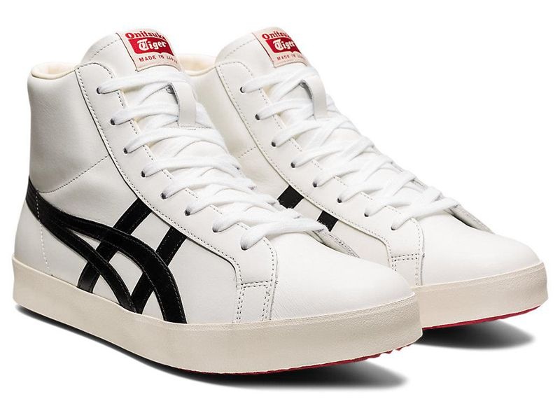 Men's Onitsuka Tiger Fabre Hi Nm Boots White | 2830-EAZDG