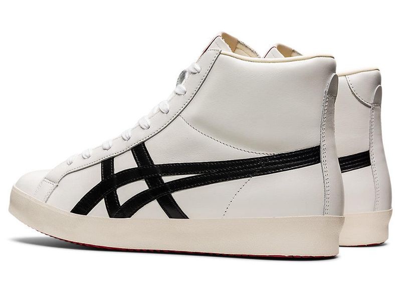 Men's Onitsuka Tiger Fabre Hi Nm Boots White | 2830-EAZDG