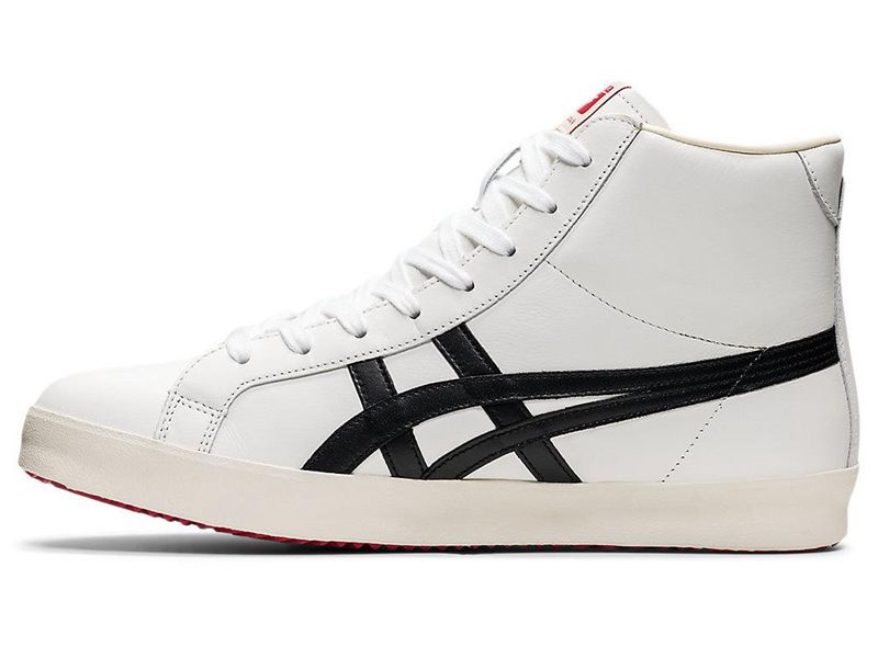 Men's Onitsuka Tiger Fabre Hi Nm Boots White | 2830-EAZDG