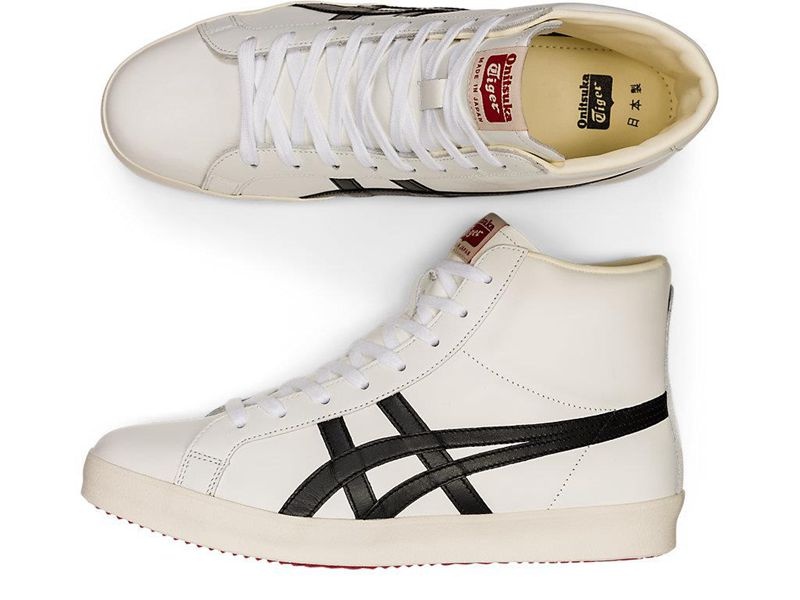 Men's Onitsuka Tiger Fabre Hi Nm Boots White | 2830-EAZDG