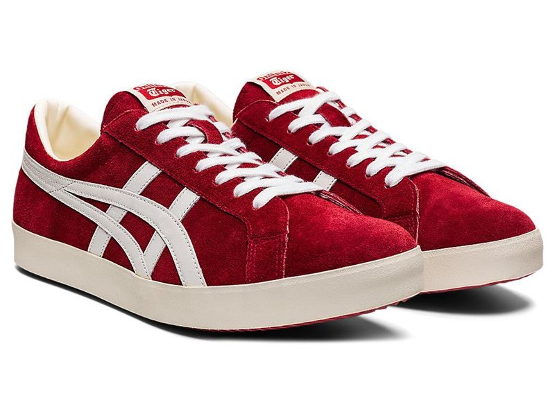 Men's Onitsuka Tiger Fabre Nm Sneakers Red | 4520-ZWCQJ